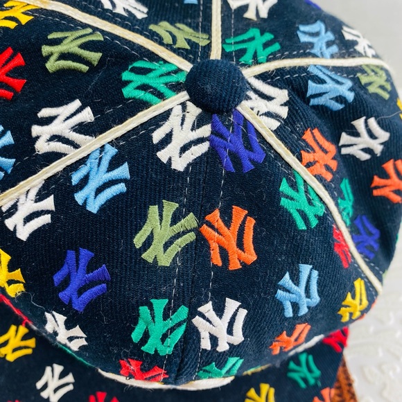 New York hat embroidered multi colors - Picture 3 of 10